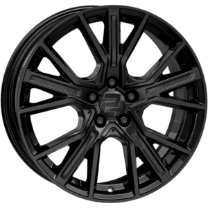 2drv wh34 black glossy painted felna
