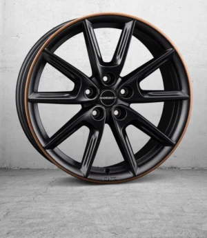 borbet lx19 black matt rim copper felna