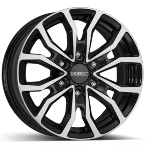 dezent kc dark black polished felna