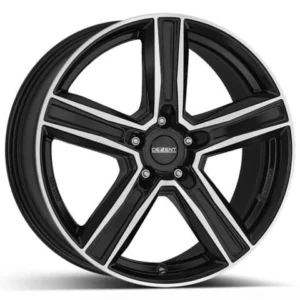 dezent kg dark black polished felna